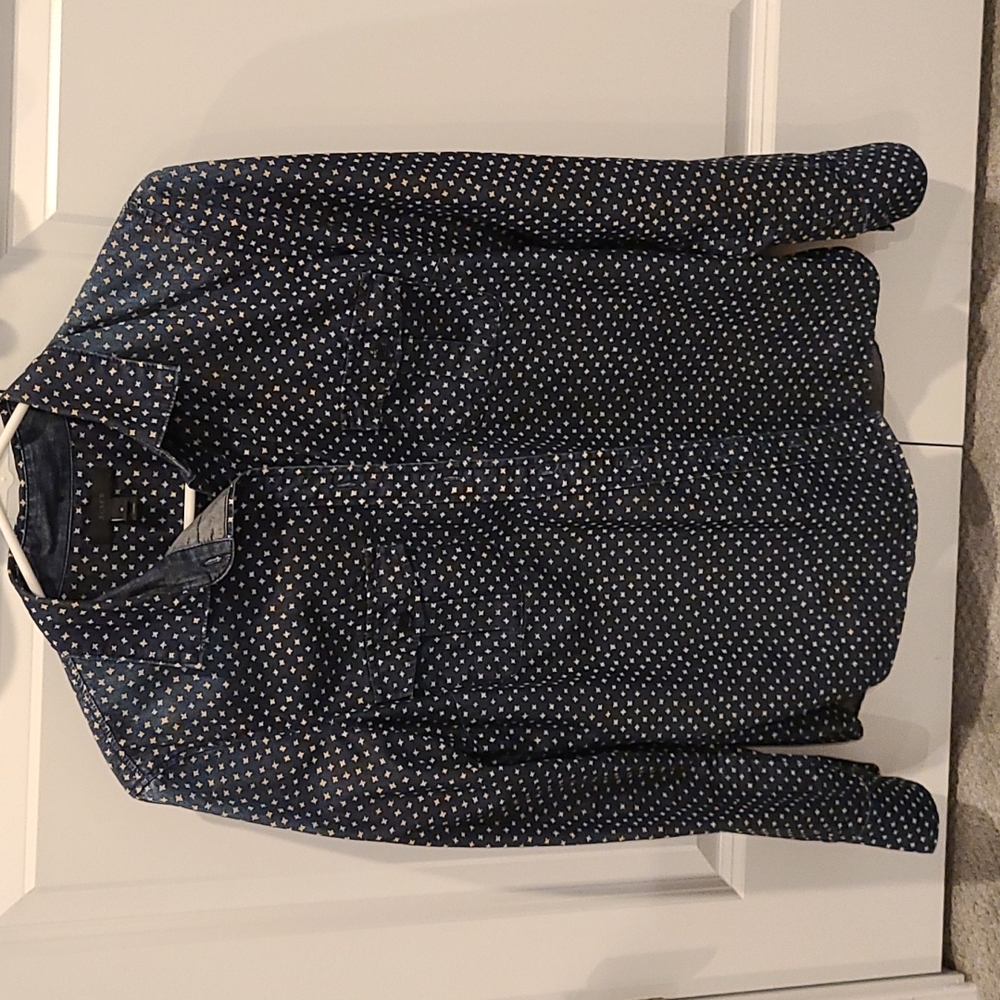 Blue denim shirt